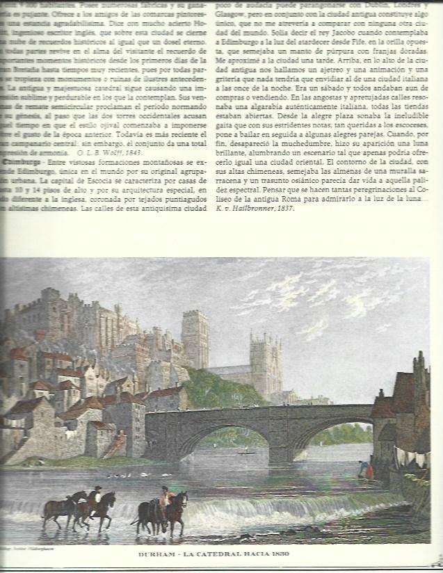LAMINA 30491: Catedral de Durham hacia 1830