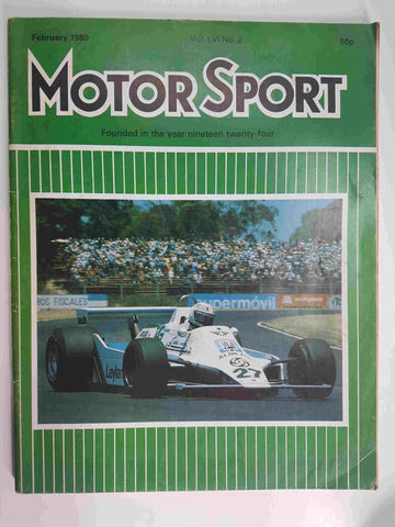 Revista: Motor Sport vol. LVI num 2 (february 1980), founded in the year ninetten twenty-four. No tiene poster central
