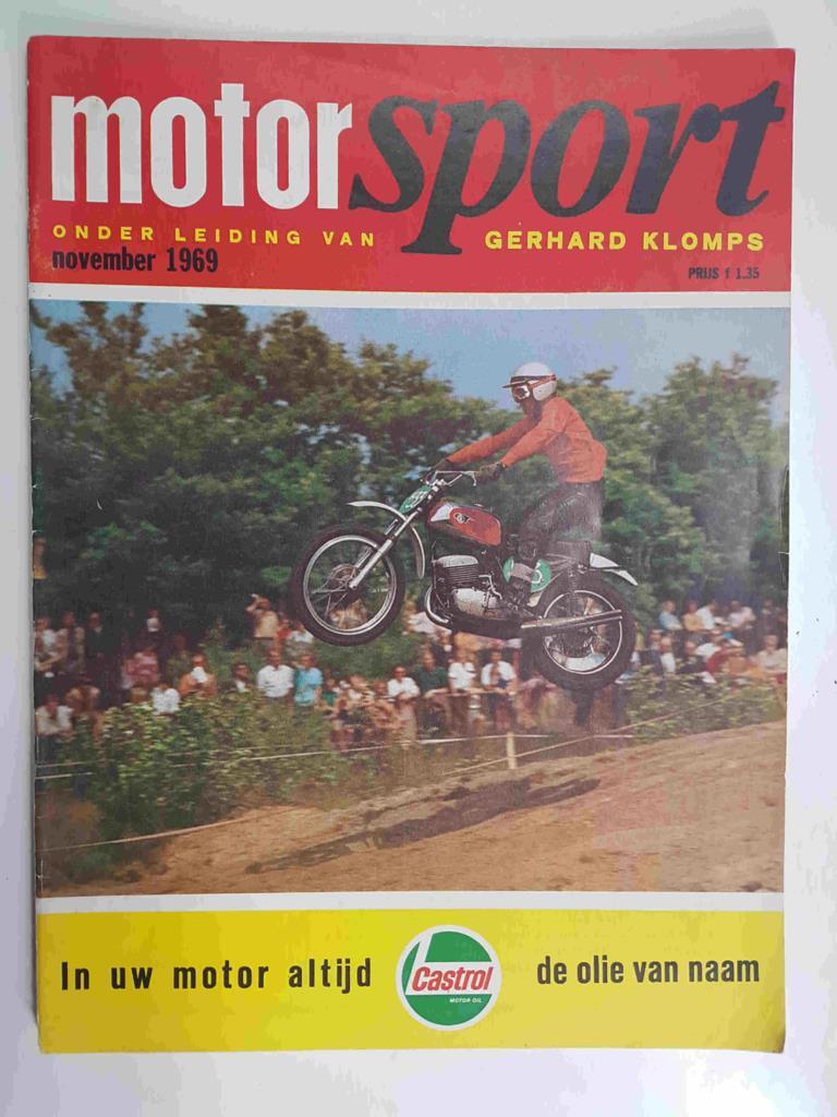 Revista: Motorsport onder leiding van, november 1969 (Gerhard Klomps). No tiene poster central