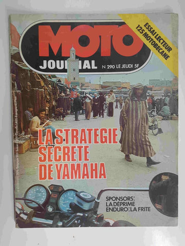 Revista: Moto journal num 290, 18 novembre 1976 (No contiene poster). La strategie secrete de Yamaha