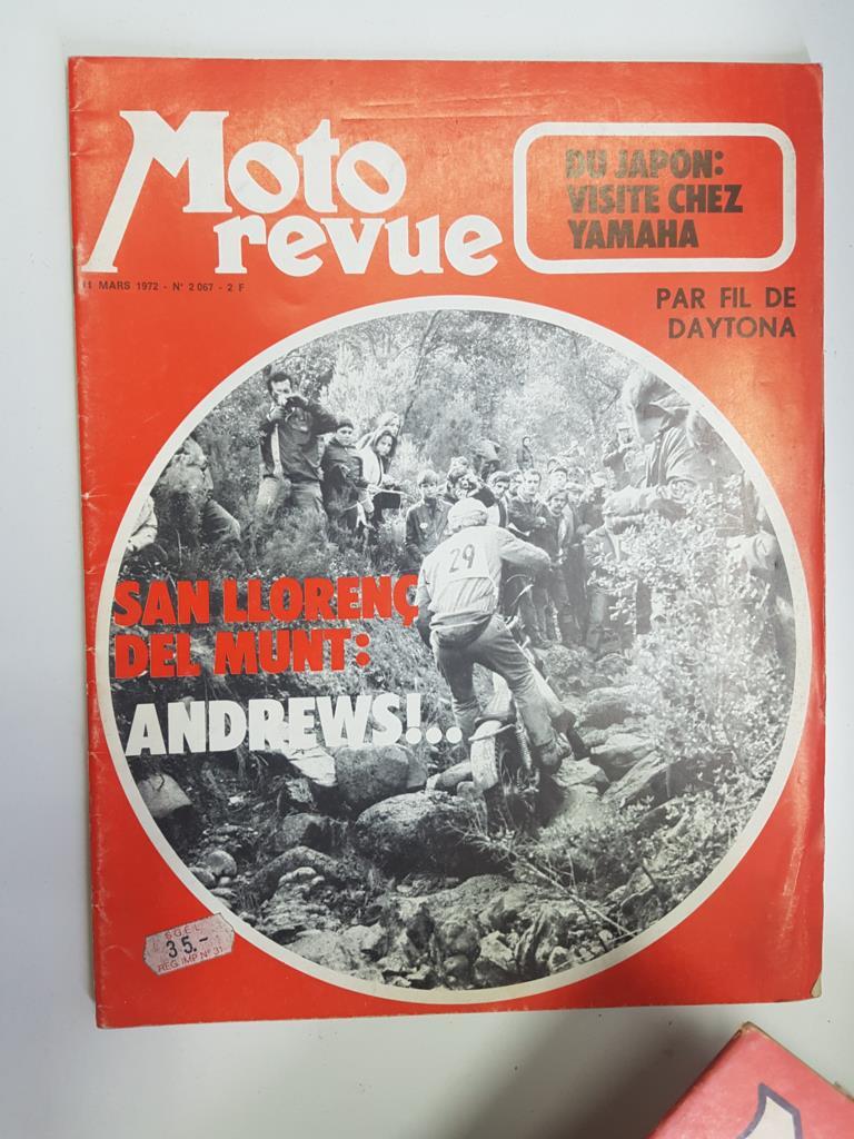 Revista: Moto revue num 2067, 11 mars 1972 - du Japon visite chez yamaha