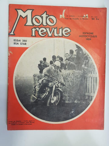 Revista: Moto revue num 1435, 4 avril 1959 - Espagne motocycliste 1959