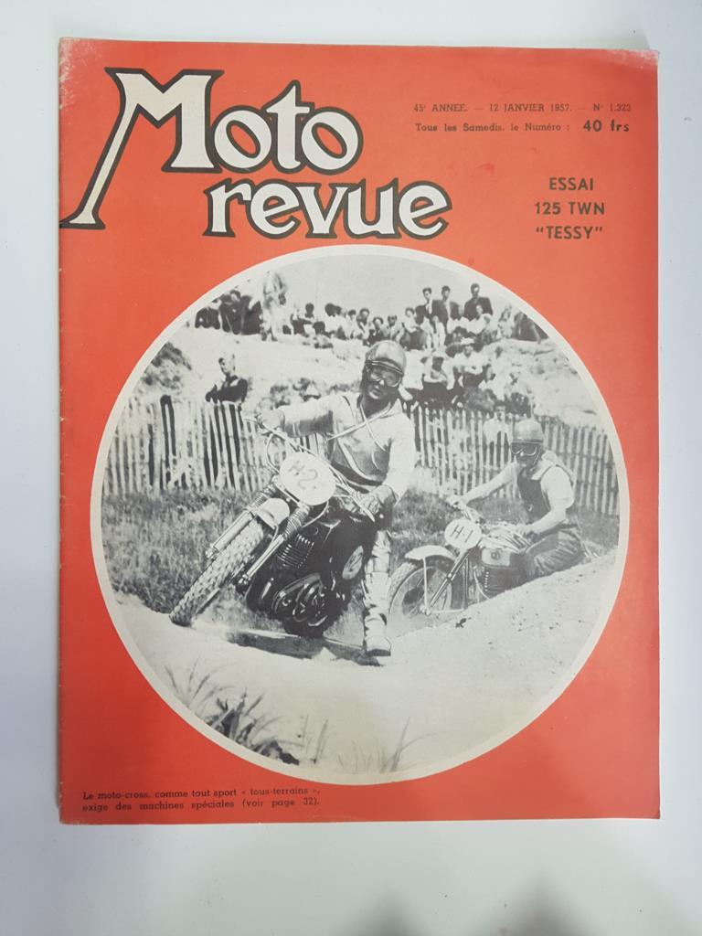 Revista: Moto revue num 1323 12 janvier 1957 - Essai 125 TWN Tessy