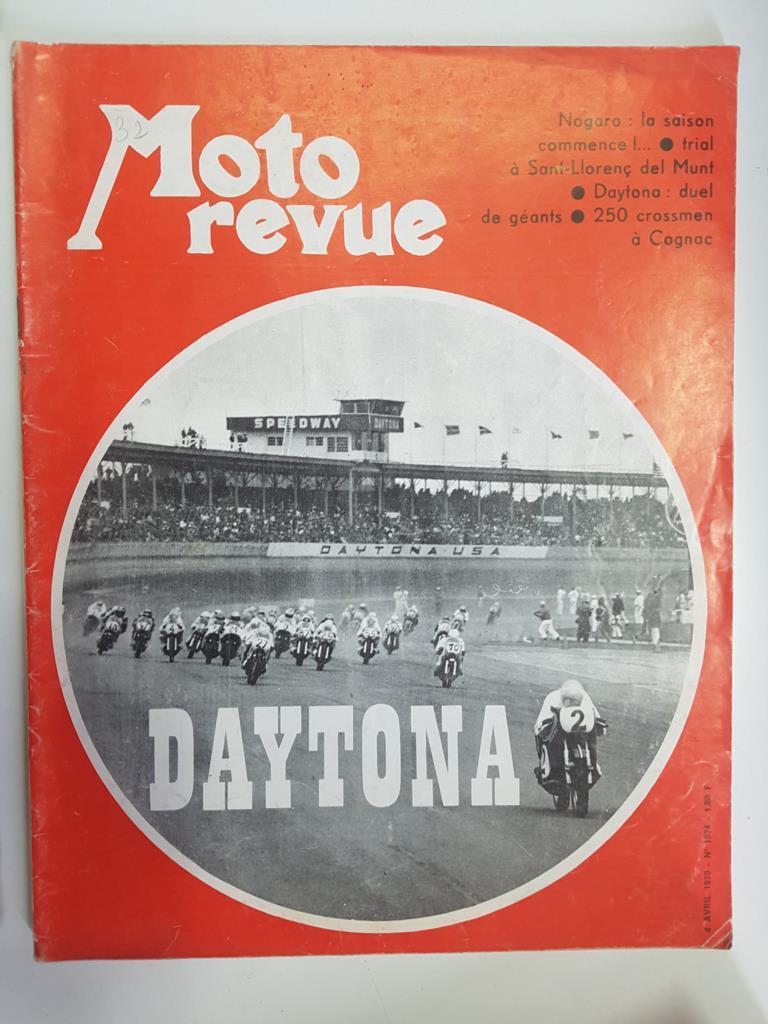 Revista: Moto revue num 1974, 4 avril 1970 - Championnats de France de cross a Cognac