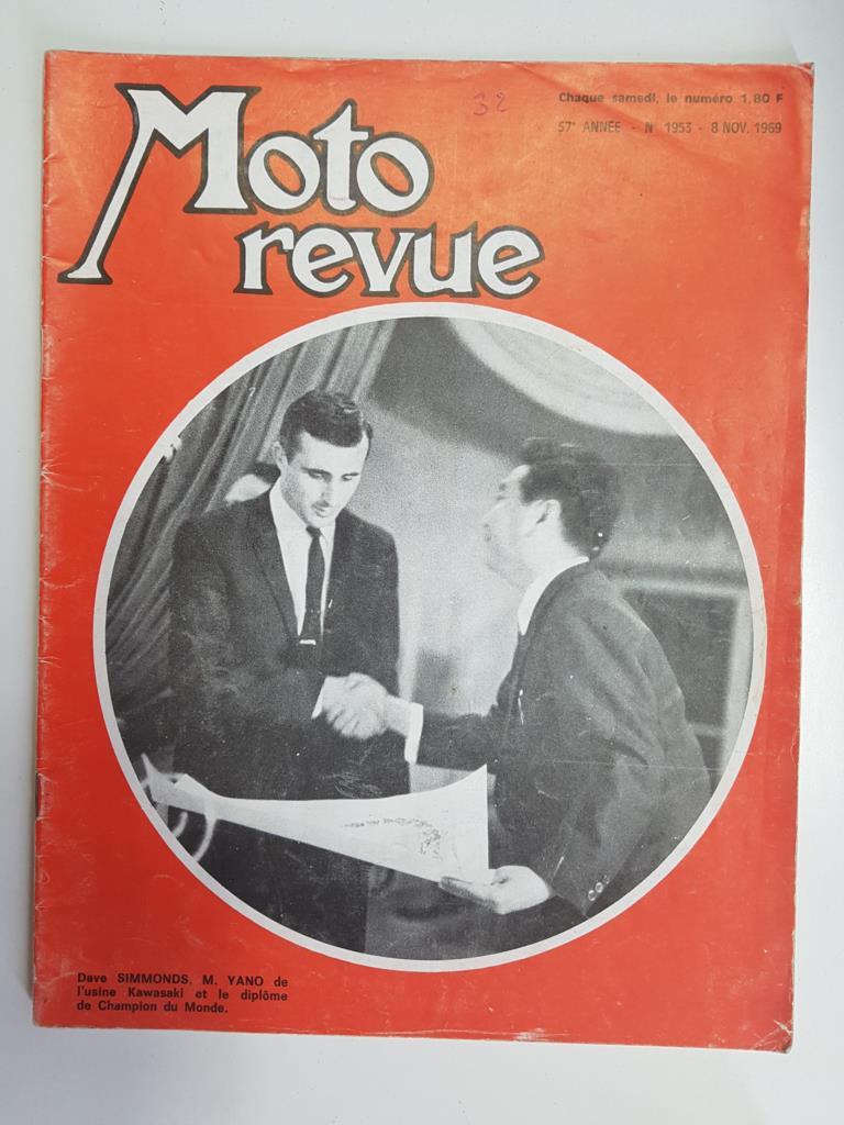 Revista: Moto revue num 1953, 8 novembre 1969 - Trial dans les roches de cavalaire