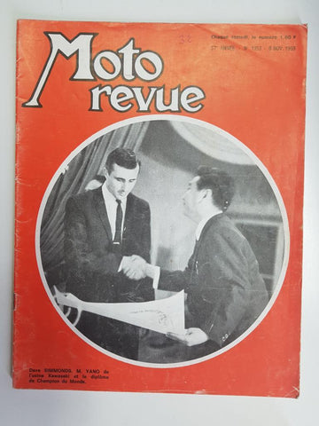 Revista: Moto revue num 1953, 8 novembre 1969 - Trial dans les roches de cavalaire
