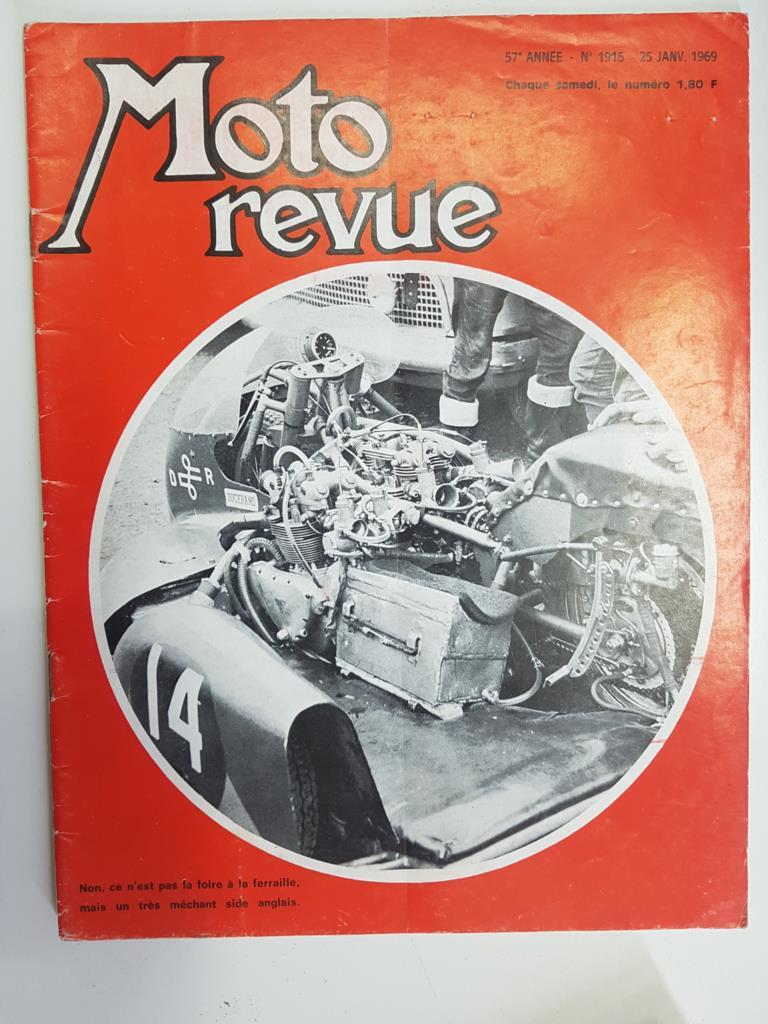 Revista: Moto revue num 1916, 25 janv. 1969 - Presentation de la M.L 125 cc tourisme et scrambler