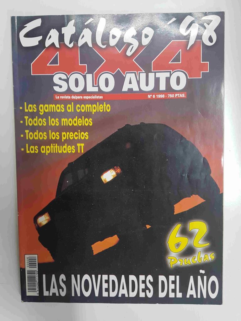 Revista: Catalogo '98, 4x4 Solo Auto num 6, 1998