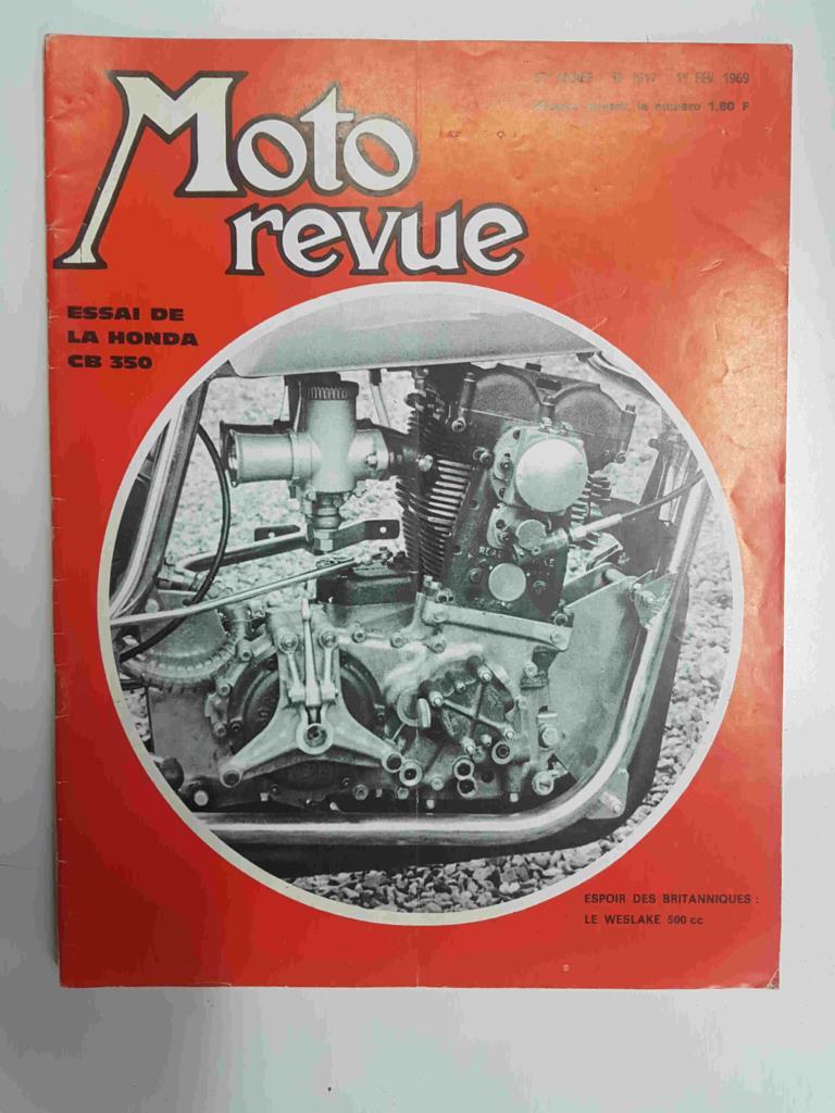 Revista: Moto revue num 1917, 1 fev 1969 - Essai de la Honda CB 350