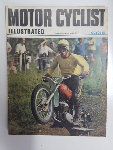 Revista: Motor cyclist illustrated october 1969. No tiene el poster central