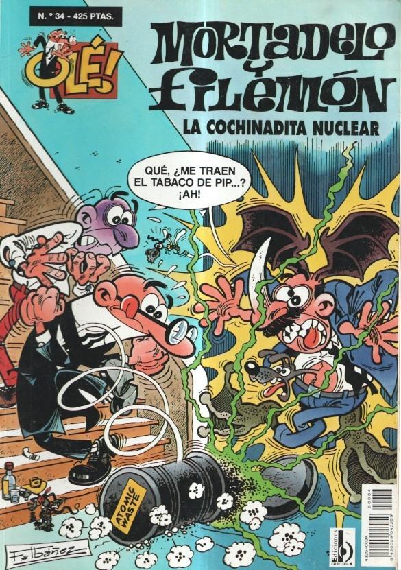 Coleccion OLE numero 034: Mortadelo y Filemon: La cochinadita nuclear 