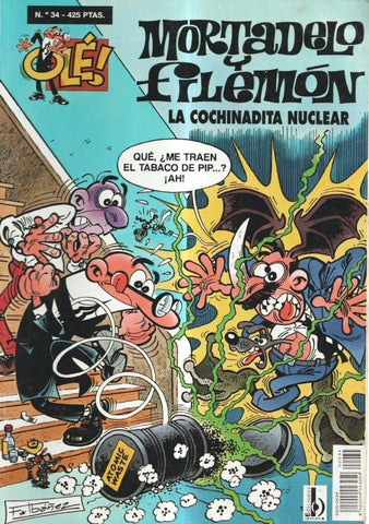 Coleccion OLE numero 034: Mortadelo y Filemon: La cochinadita nuclear 