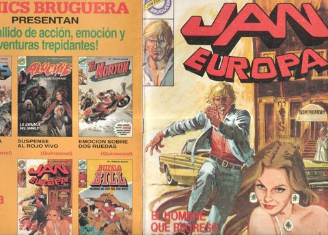 Bruguera: Jan Europa numero 1 (numerado 2 en trasera)