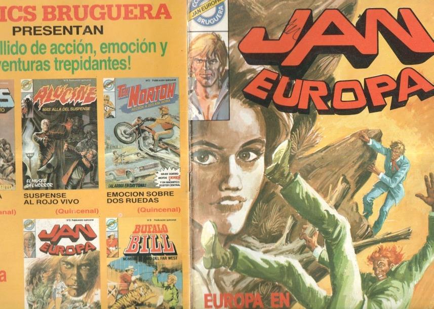 Bruguera: Jan Europa numero 5: (numerado 2 en trasera)