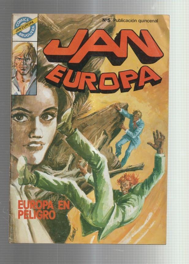 Bruguera: Jan Europa numero 5: (numerado 1 en trasera)