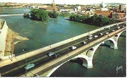 POSTAL L00464: Pont des Catalans en Toulouse, francia