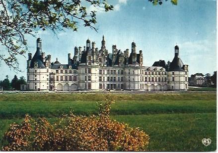 POSTAL L00472: Castillo de Chambord, Francia