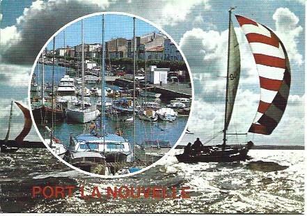 POSTAL L00474: Vista de Port La Nouvelle