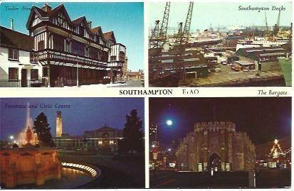 POSTAL L00442: Vistas de Southampton
