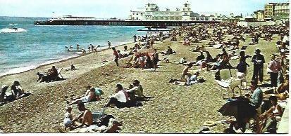 POSTAL L00451: Playa de Southsea, Gran Bretaña