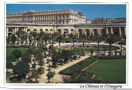 POSTAL L00508: Chateau y Orangerie de Versalles
