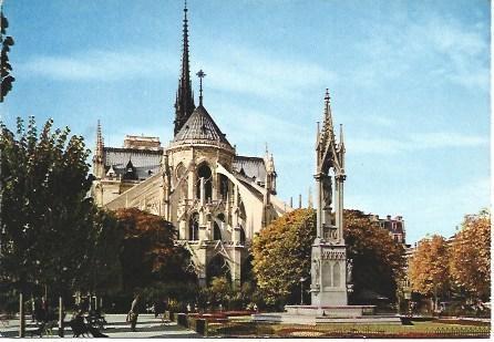 POSTAL L00514: Abside de Notre Dame de Paris