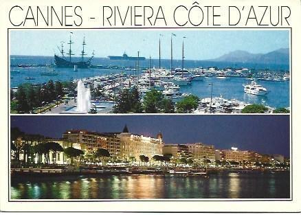 POSTAL L00520: Costa de Cannes, Francia