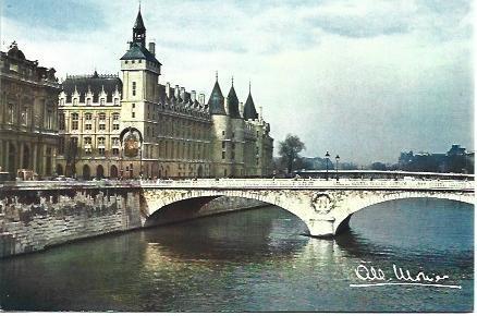POSTAL L00495: Palacio de la Justicia en Francia