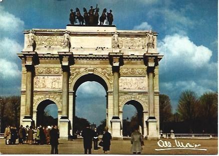 POSTAL L00497: Arco del Triunfo de Paris