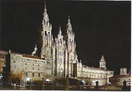 POSTAL L00376: Fachada del Obradoiro de la catedral de Santiago de Compostela