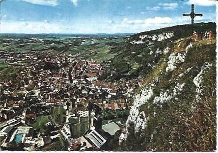 POSTAL L00379: Vista general de Poligny, Francia