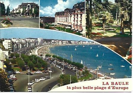 POSTAL L00382: Playa de La Boule, Francia