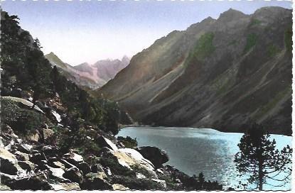 POSTAL L00388: Lago de Goube en Cauterets, Francia