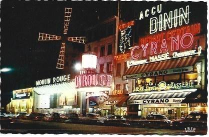 POSTAL L00390: Moulin Rouge en Paris