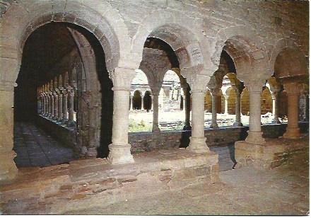 POSTAL L00374: Claustro de la catedral de Roda de Isabena, Huesca