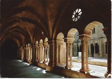 POSTAL L00364: Ala romanica del claustro de Santa Maria de Vallbona