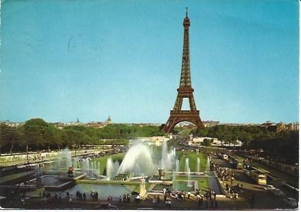 POSTAL L00523: Panoramica de la Torre Eiffel de Paris