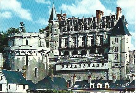 POSTAL L00395: Castillo de Amboise, Francia