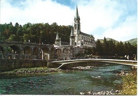 POSTAL L00415: Vistas de Lourdes, Francia