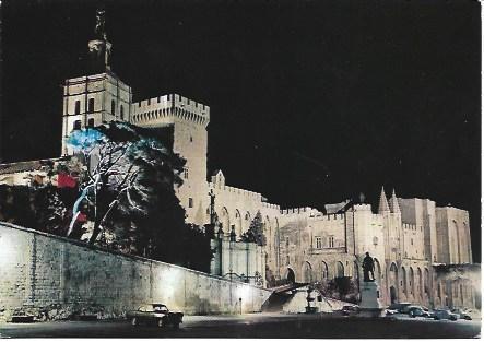 POSTAL L00399: Palacio de los Papas en Avignon, Francia