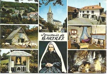 POSTAL L00406: Vistas de Bartres, Francia