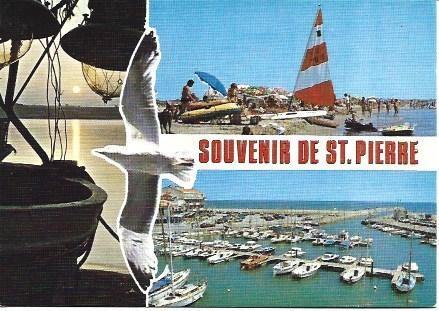 POSTAL L00411: Vistas de Saint Pierre, Francia