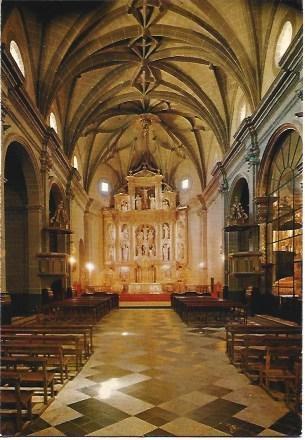 POSTAL L00627: Altar de la Catedral de Albarracin, Teruel