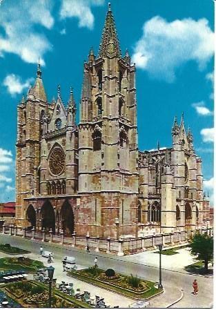 POSTAL L00623: Catedral de Leon