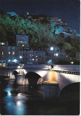 POSTAL L00655: Puente Marius Gontard en Grenoble