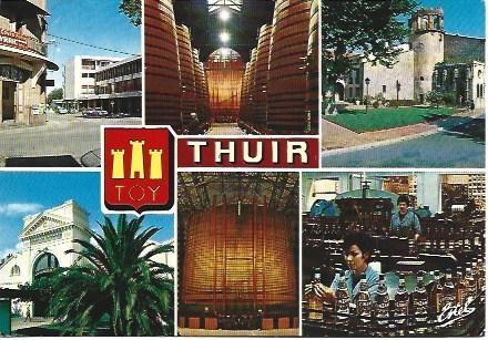 POSTAL L00690: Vistas de Thuir, Francia