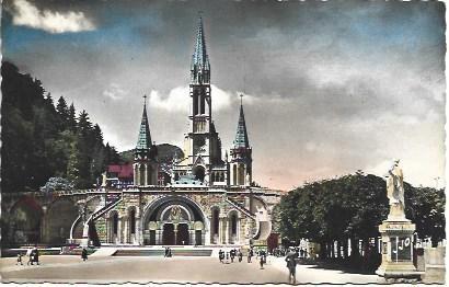 POSTAL L00693: Iglesia del Rosario en Lourdes