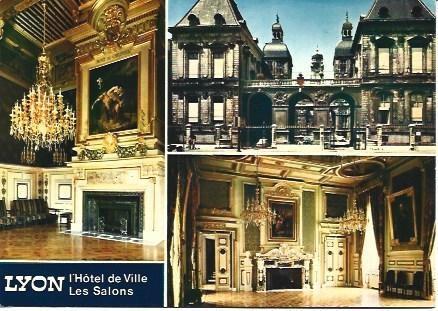 POSTAL L00694: Ayuntamiento de Lyon, Francia
