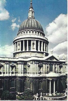 POSTAL L00664: Cupulla de la Catedral de Saint Paul de Londres