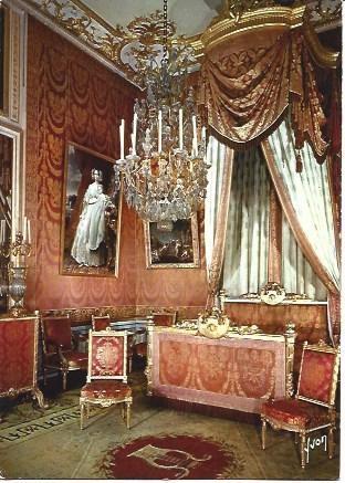 POSTAL L00665: Sala de la Duquesa de Orleans en el Castillo de Fontinebleu